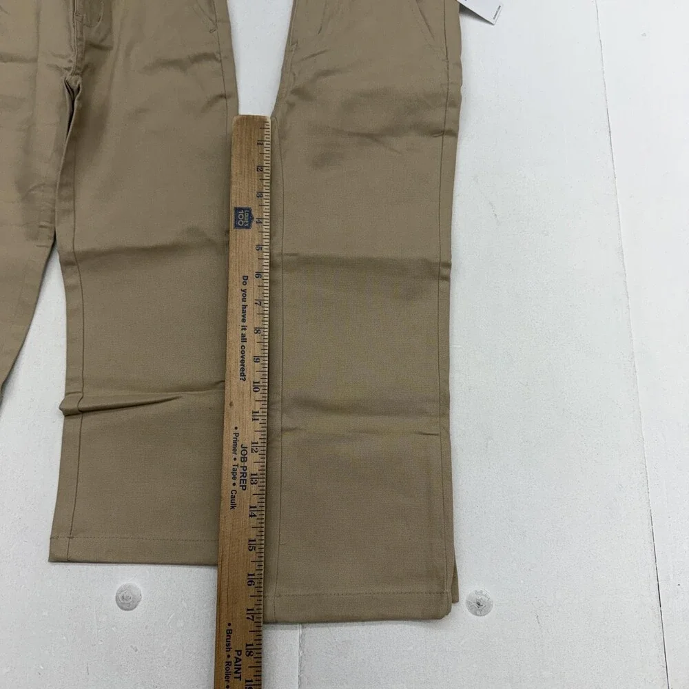 Old Navy Pants Kids 5 Beige Straight Chino Built-In Flex School Uniform 2 Pack